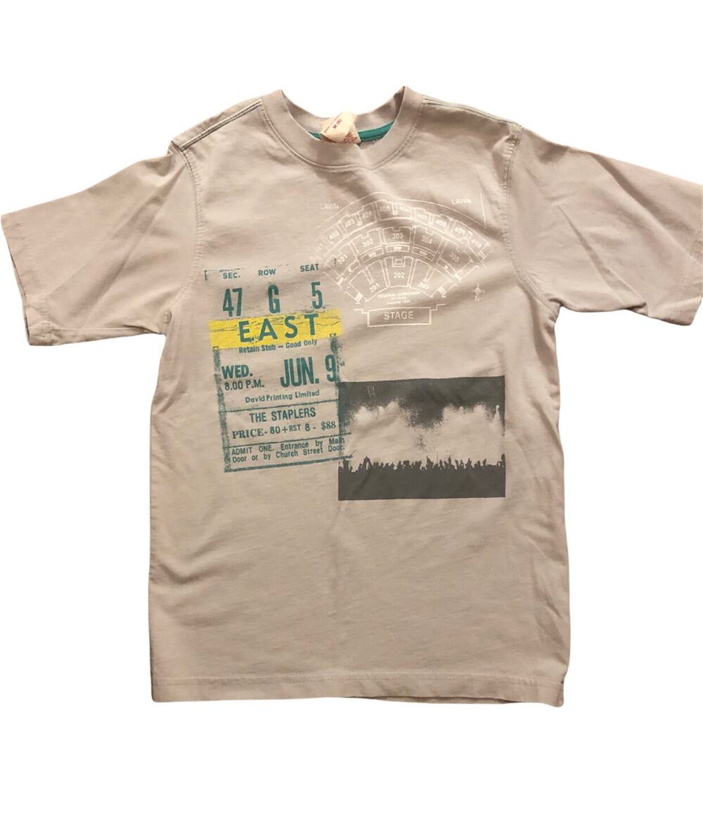 Faded Glory Grey Band Music Concert Shirt size 8